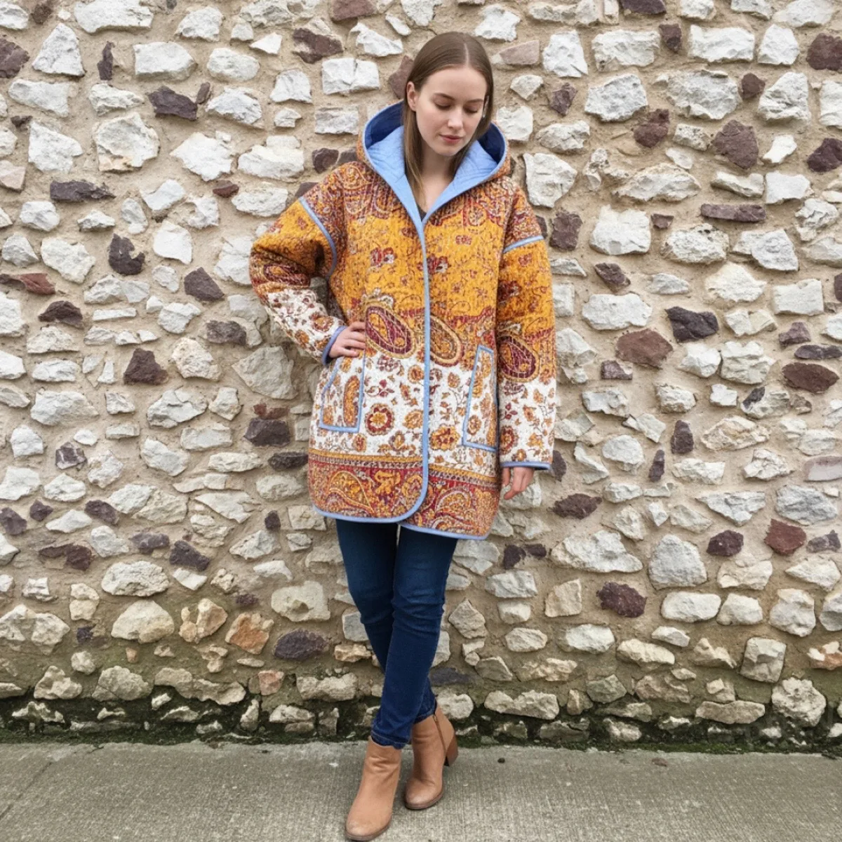 Siena Quilted Coat view 5